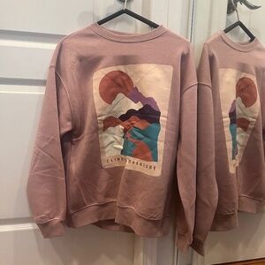 Zara Sweatshirt in rose pink